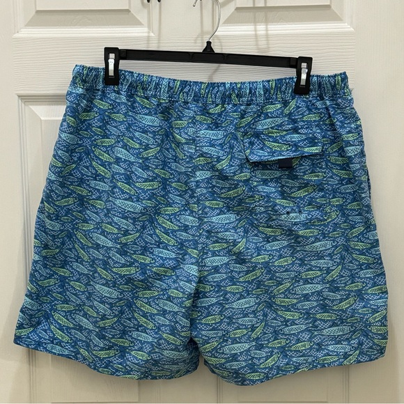 Vineyard Vines Men's Swim Trunks Shorts All over Fish Print Size XL - Picture 4 of 8